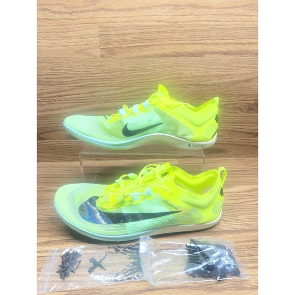 Nike Other - Nike Zoom Victory 5 XC Distance Running Spikes Volt AJ0847-702 Men Size 11